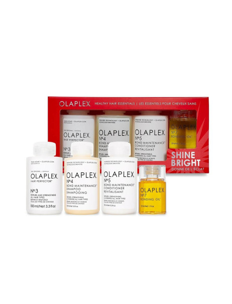 Olaplex Shine Bright Kit Retail Holiday 2021 Набір Осліплююче сяйво