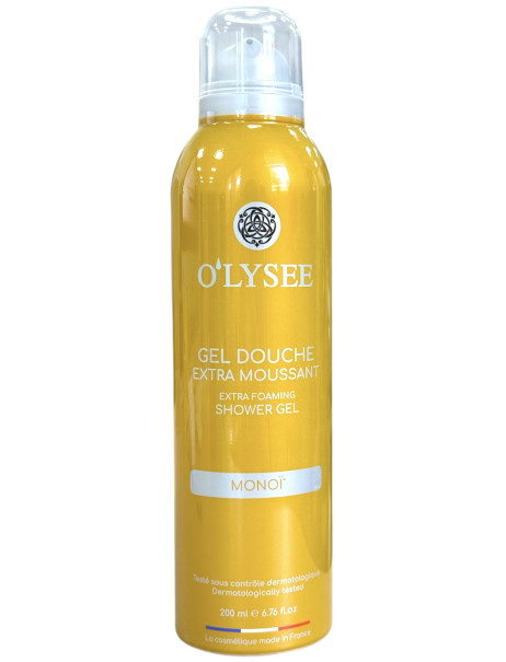 O'lysee Extra Foaming Shower Gel Monoi Очищающая гель-пена для душа