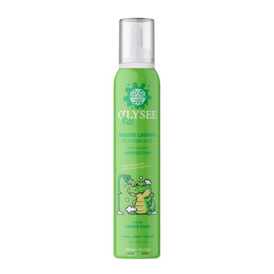 O'lysee Whipped Shower Foam Apple & Pear Детская увлажняющая крем-пенка для купания 3 в 1 с ароматом яблока и груши