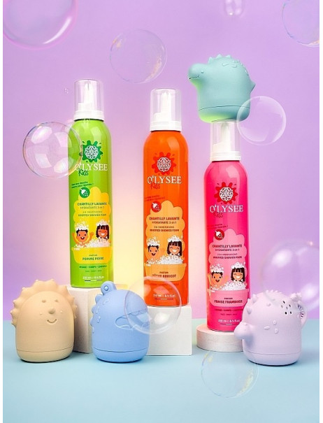 O'lysee Whipped Shower Foam Kit Набор детских пенок 3 в 1 для купания с игрушкой