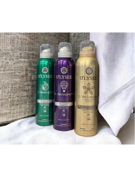 O'lysee Extra Foaming Shower Gel L’energie Очищуюча гель-піна для душу