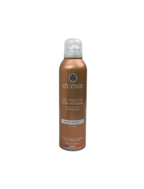 O'lysee Musc Ambré Extra Foaming Shower Gel Гель-піна для душу для чоловіків з мускусним ароматом