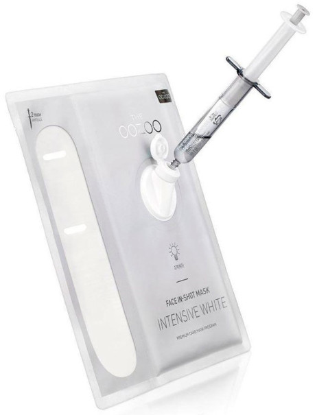 Маска для отбеливания кожи лица Oozoo Face In-Shot Mask Intensive White