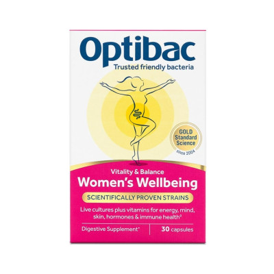 Optibac Women`s Wellbeing Пробіотик для всебічної підтримки жіночого здоров'я
