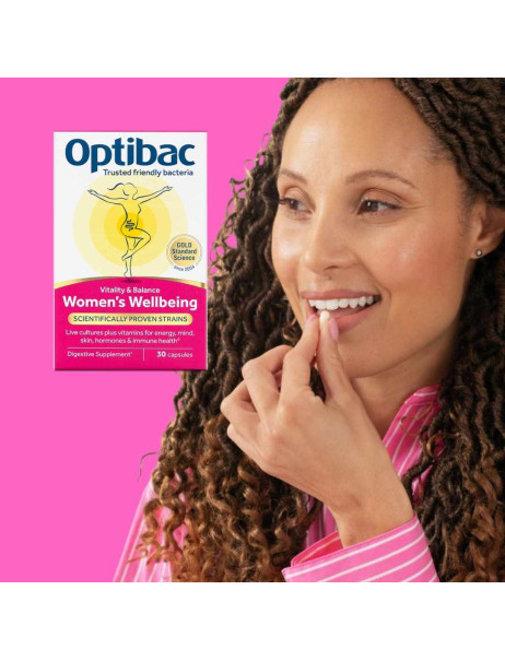 Optibac Women`s Wellbeing Пробиотик для всесторонней поддержки женского здоровья
