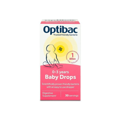 Optibac Probiotics Baby Drops 0-3 years Пробіотик для дітей у формі крапель