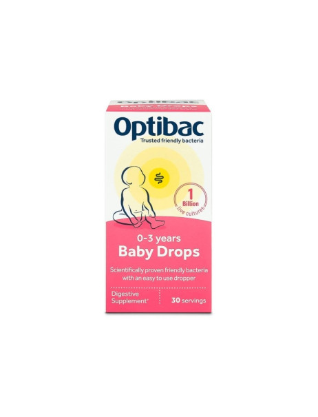 Optibac Probiotics Baby Drops 0-3 years Пробіотик для дітей у формі крапель