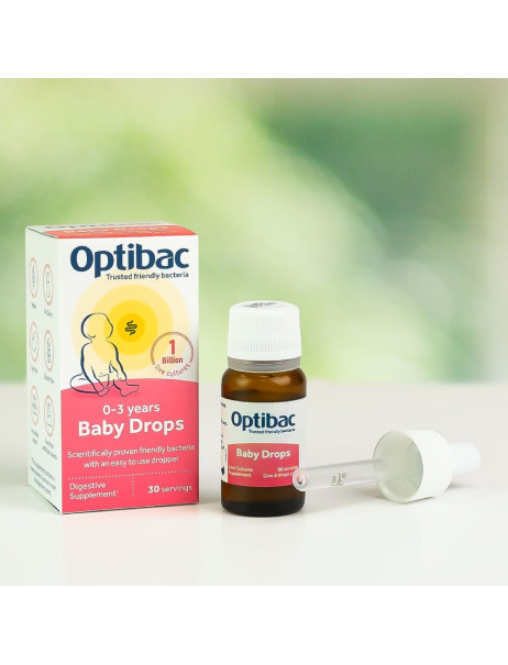 Optibac Probiotics Baby Drops 0-3 years Пробіотик для дітей у формі крапель