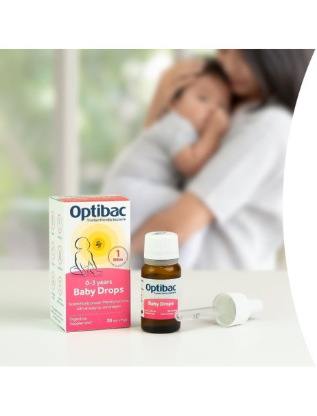 Optibac Probiotics Baby Drops 0-3 years Пробіотик для дітей у формі крапель