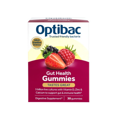 Optibac Probiotics Gut Health Gummies Желейки для здорового кишківника