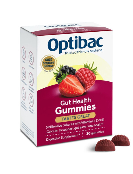 Optibac Probiotics Gut Health Gummies Желейки для здорового кишківника