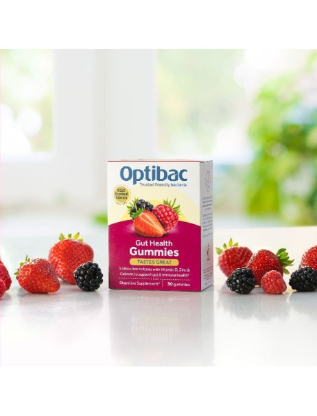 Optibac Probiotics Gut Health Gummies Желейки для здорового кишківника