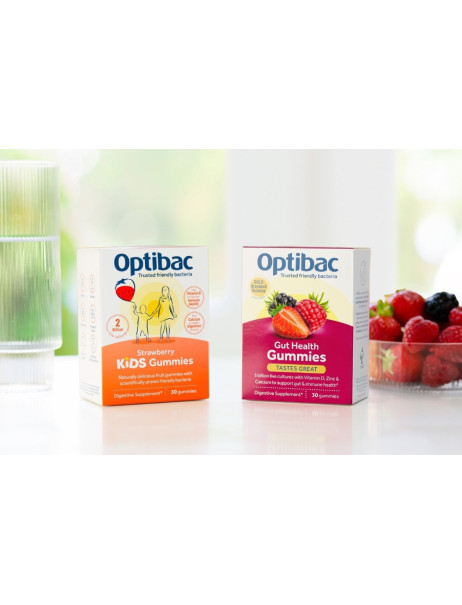 Optibac Probiotics Gut Health Gummies Желейки для здорового кишківника