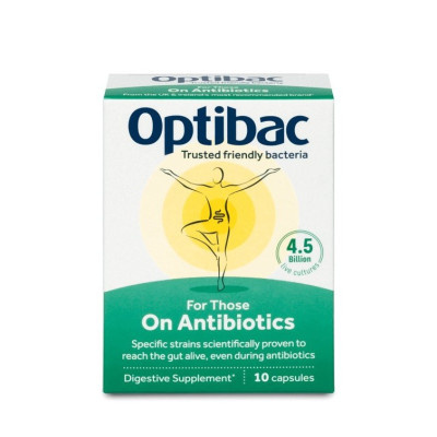 Optibac Probiotics For Those On Antibiotics Пробіотик для тих, хто приймає антибіотики