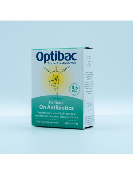 Optibac Probiotics For Those On Antibiotics Пробиотик для тех, кто принимает антибиотики