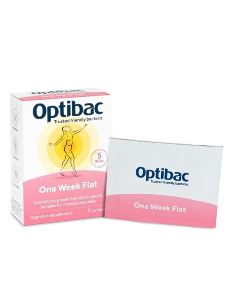 Optibac Probiotics One Week Flat Пробиотик при вздутии живота