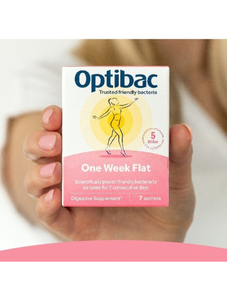 Optibac Probiotics One Week Flat Пробиотик при вздутии живота