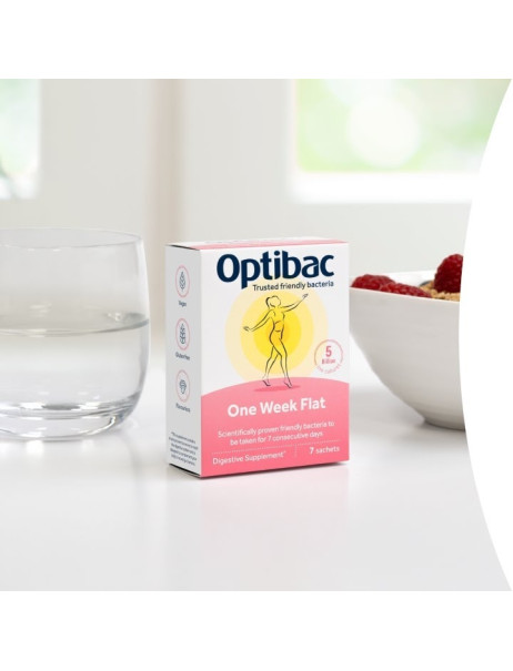 Optibac Probiotics One Week Flat Пробиотик при вздутии живота