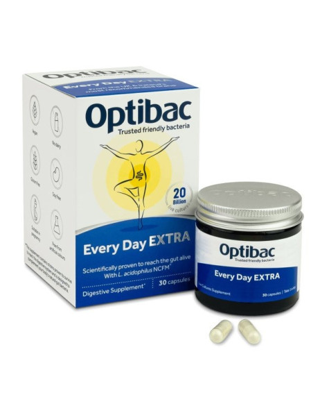 Optibac Probiotics Every Day Extra Пробиотик для поддержания общего состояния здоровья и хорошего самочувствия