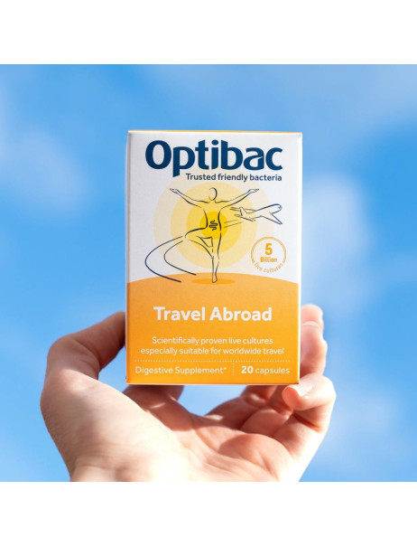Optibac Travel Abroad Пробіотик для подорожі
