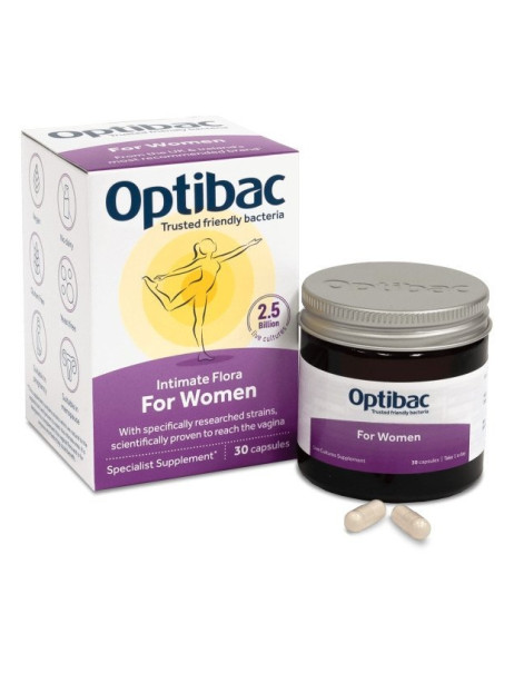 Optibac Probiotics Intimate Flora For Woman Пробиотик для поддержки женского здоровья