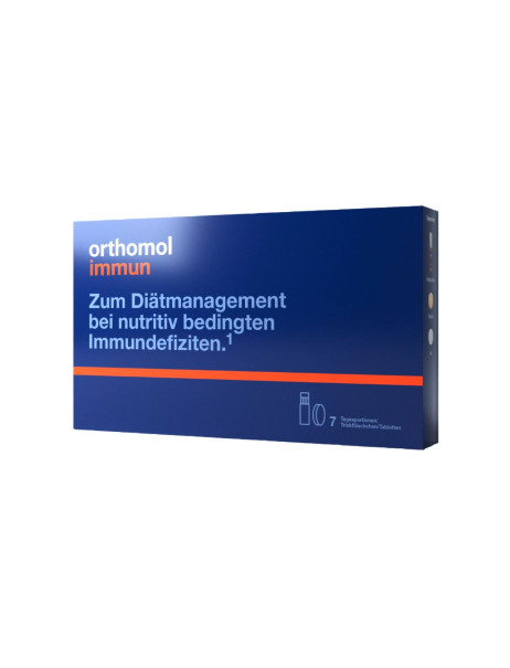 Orthomol Immun Для восстановления и поддержания иммунной системы Питьевая бутылочка + таблетки