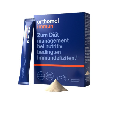 Orthomol Immun Directgranulat Menthol-Raspberry Для відновлення та підтримки імунної системи Ментол-Малина