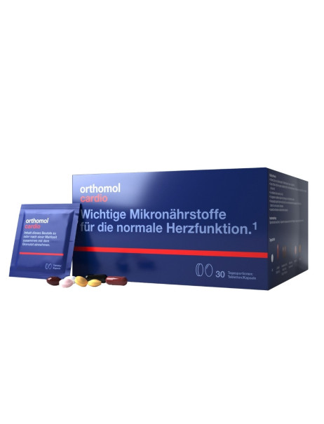 Orthomol Cardio № 30 Capsules + Tablets Для підтримки здоров'я серця та судин