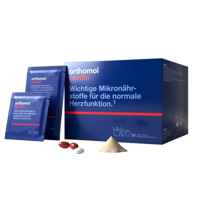 Orthomol Cardio № 30 Granules + Capsules + Tablets Для підтримки здоров'я серця та судин