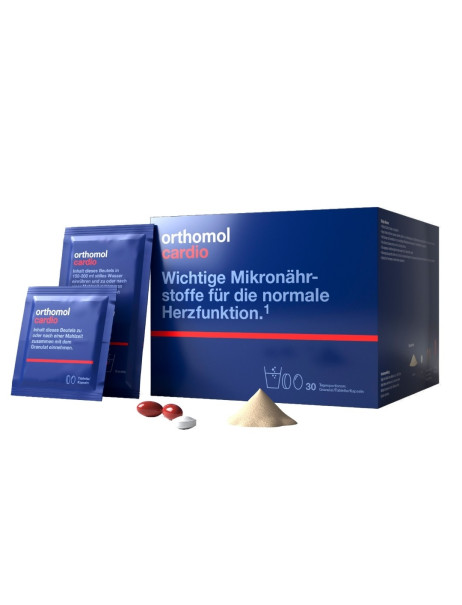 Orthomol Cardio № 30 Granules + Capsules + Tablets Для підтримки здоров'я серця та судин