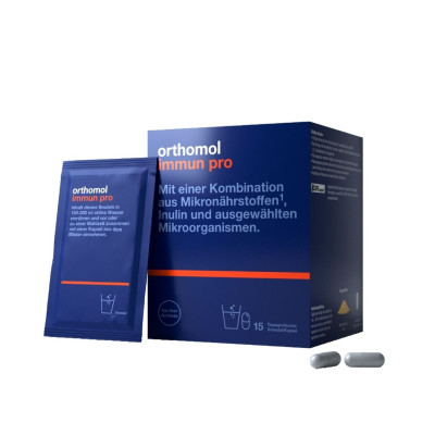 Orthomol Immun Pro Для відновлення порушень кишкової мікрофлори та імунітету Гранули