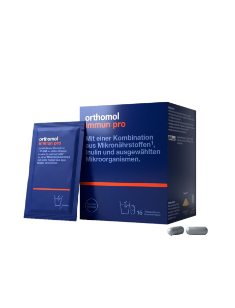 Orthomol Immun Pro Для восстановления нарушений кишечной микрофлоры и иммунитета Гранулы