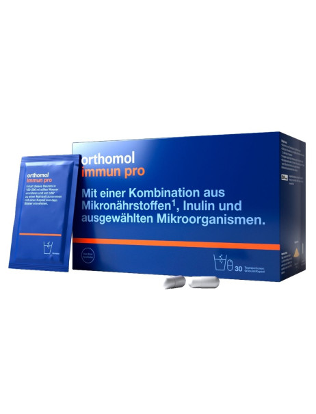 Orthomol Immun Pro Для восстановления нарушений кишечной микрофлоры и иммунитета Гранулы