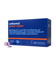 Orthomol Junior Vision Для укрепления зрения ребенка Черника-Персик - Написать отзыв
