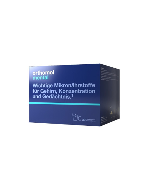 Orthomol Mental Для активізації роботи головного мозку та ЦНС