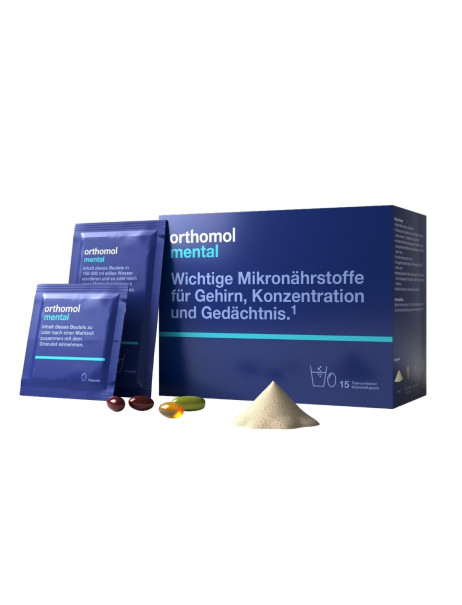Orthomol Mental Для активізації роботи головного мозку та ЦНС