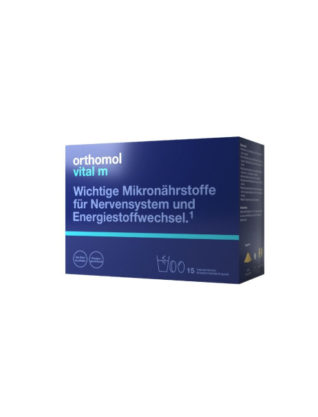 Orthomol Vital M Orange Granules + Capsules + Tablets Для мужчин при борьбе со стрессом Апельсин