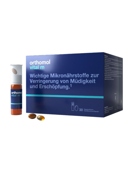 Orthomol Vital M Suspension + Capsules Для мужчин при борьбе со стрессом Питьевой