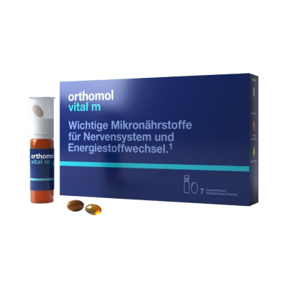 Orthomol Vital M Suspension + Capsules Для чоловіків при боротьбі зі стресом Питний