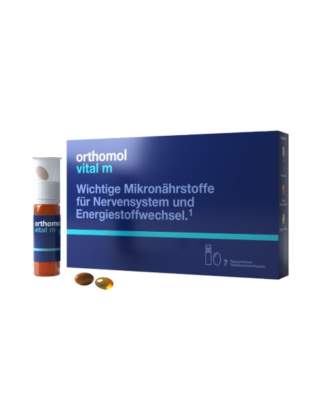 Orthomol Vital M Suspension + Capsules Для мужчин при борьбе со стрессом Питьевой