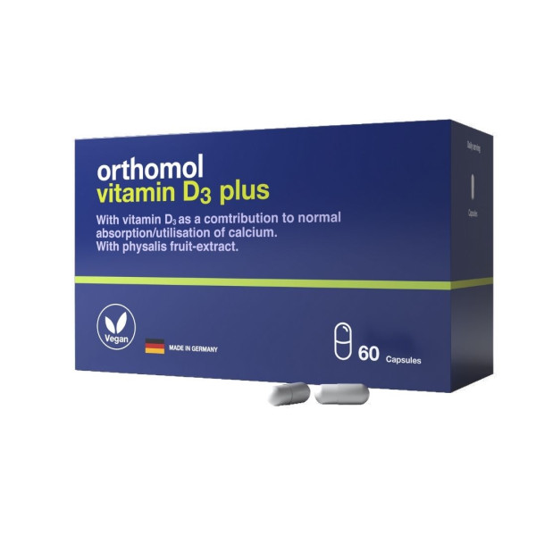 Orthomol Vitamin D3 Plus Для зміцнення кісткового скелета та структури кісток