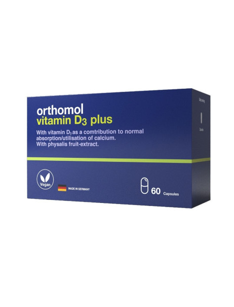 Orthomol Vitamin D3 Plus Для зміцнення кісткового скелета та структури кісток