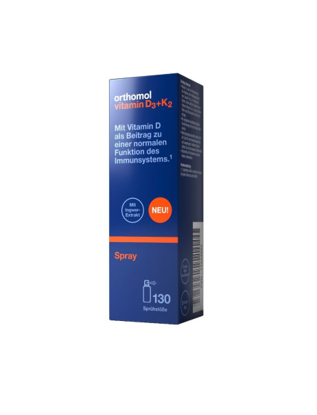 Orthomol Vitamin D3+K2 № 130 Spray Спрей для імунної системи та здоров'я кісток