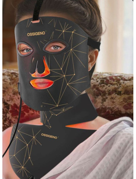 Ossigeno StellaLume Sillicone LED Light Therapy Face Mask Маска для обличчя та шиї