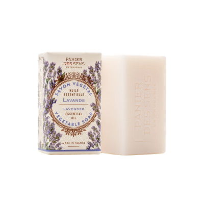 Panier des Sens Essentials Relaxing Lavender Vegetable Soap Bar Экстра-нежное растительное мыло Лаванда