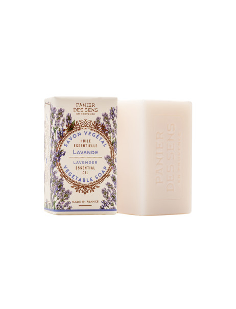 Panier des Sens Essentials Relaxing Lavender Vegetable Soap Bar Екстра-ніжне рослинне мило Лаванда
