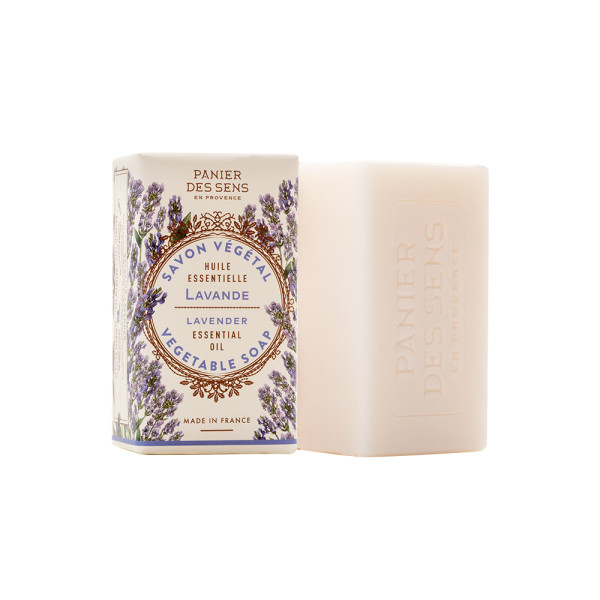 Panier des Sens Essentials Relaxing Lavender Vegetable Soap Bar Екстра-ніжне рослинне мило Лаванда