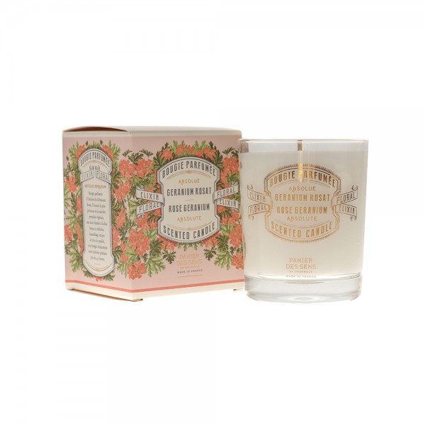 Panier des Sens Absolutes Rose Géranium Scented Сandle Ароматизована свічка Рожева Герань