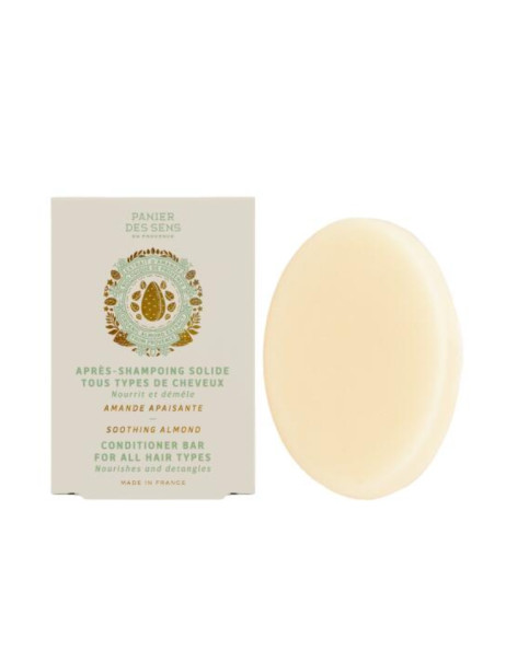 Panier des Sens Intemporels Soothing Almond Normal Hair Conditioner Bar Кондиціонер-бар для нормального волосся Мигдаль