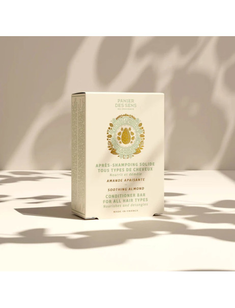Panier des Sens Intemporels Soothing Almond Normal Hair Conditioner Bar Кондиціонер-бар для нормального волосся Мигдаль